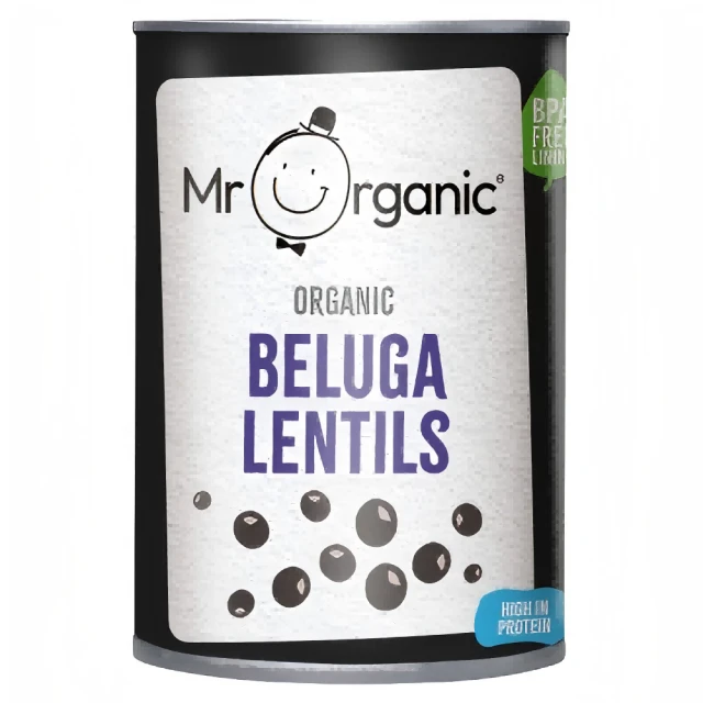 Mr Organic Organic Beluga Lentils 400g