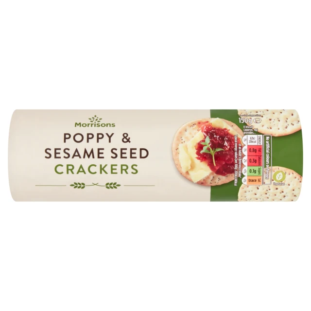 Morrisons Poppy & Sesame Thins 150g
