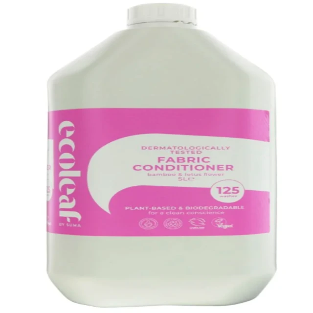 ECOLEAF BY SUMA - Fabric Conditioner- Bamboo - Bamboo & Lotus 125 washes - 5L