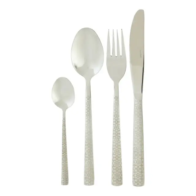 Avie Casablanca 16Pc Stainless Steel Cutlery Set