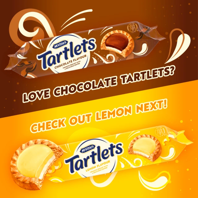 Mcvitie'S Tartlets Chocolate Flavour 100G