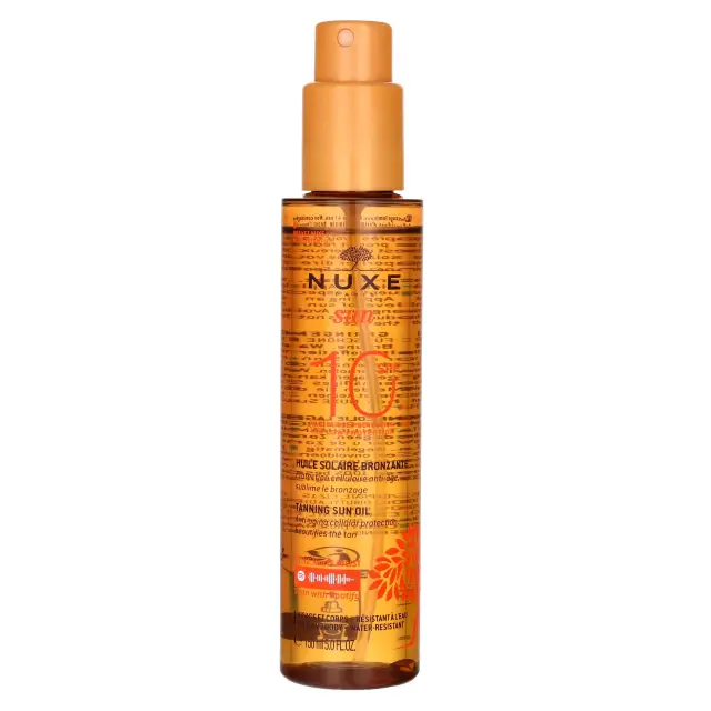 Nuxe Sun Tanning Oil for Face and Body SPF10 150 ml