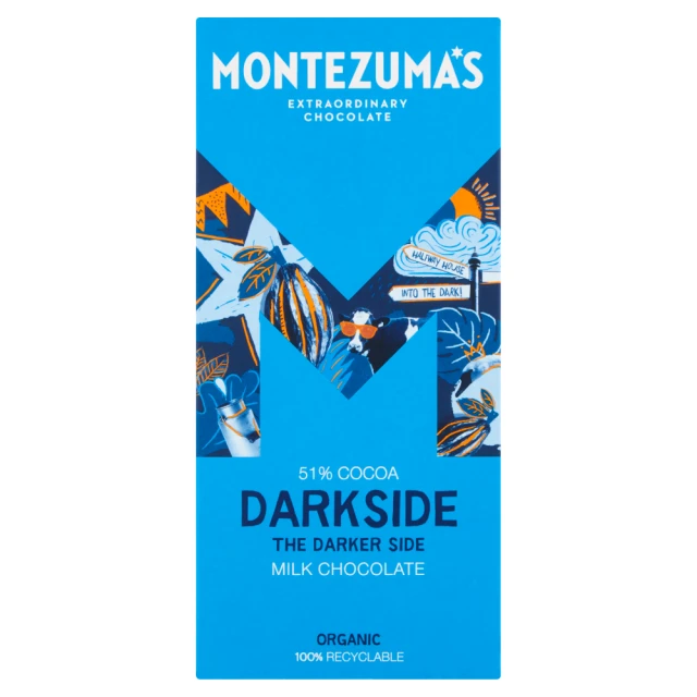 Montezuma's Darkside 51% Milk Chocolate - 90G