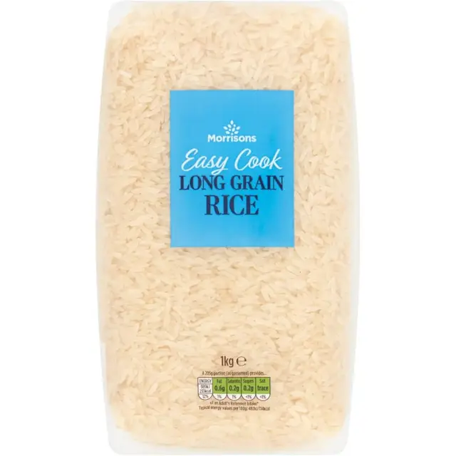 Morrisons Easy Cook Long Grain Rice 1Kg