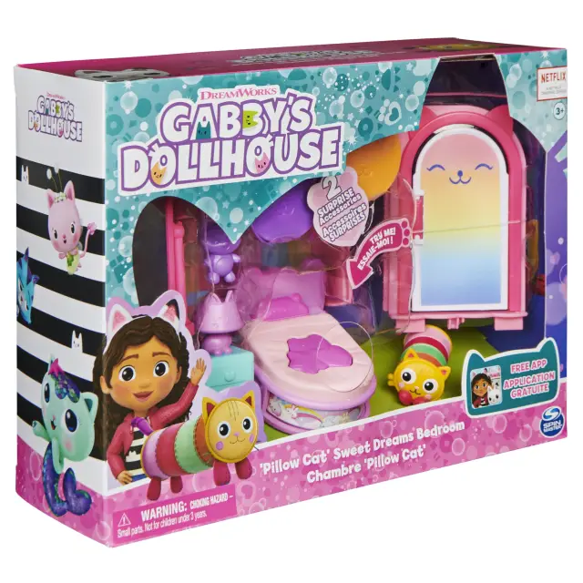 Gabby's Dollhouse Deluxe Room Bedroom Playset