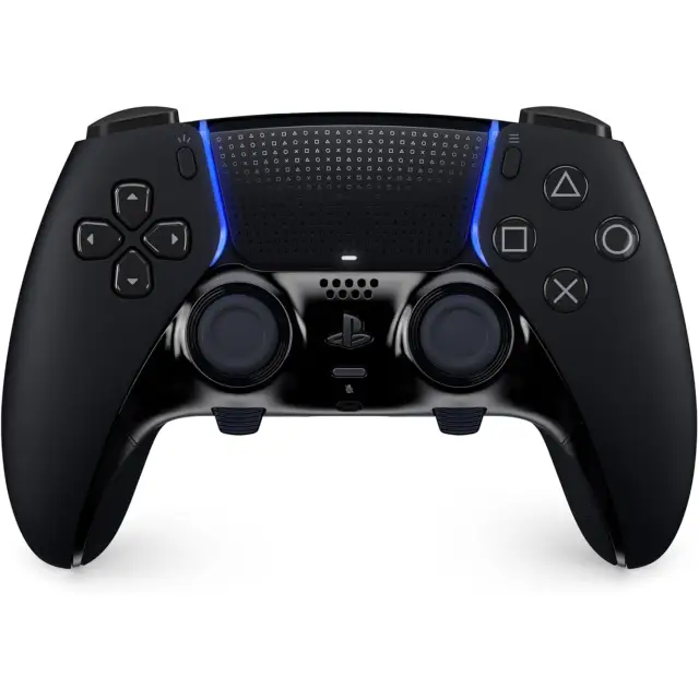Sony Official PlayStation 5 - DualSense Edge Wireless Controller - Midnight Black | Ultra-Customisable Controls, Mappable Back Buttons, Adjustable Stick Sensitivity, Swappable Stick & Button Caps, Carrying Case Included