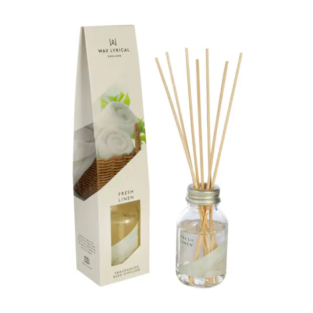Wax Lyrical Fresh Linen 100ml Reed Diffuser