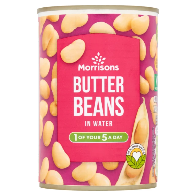 Morrisons Butter Beans In Water 400g