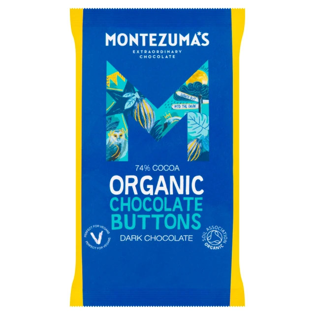 Montezuma's Dark Chocolate Button - 120G