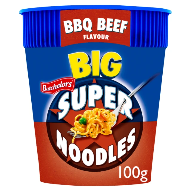 Batchelors Big Super Noodles Bbq Beef Flavour 100g