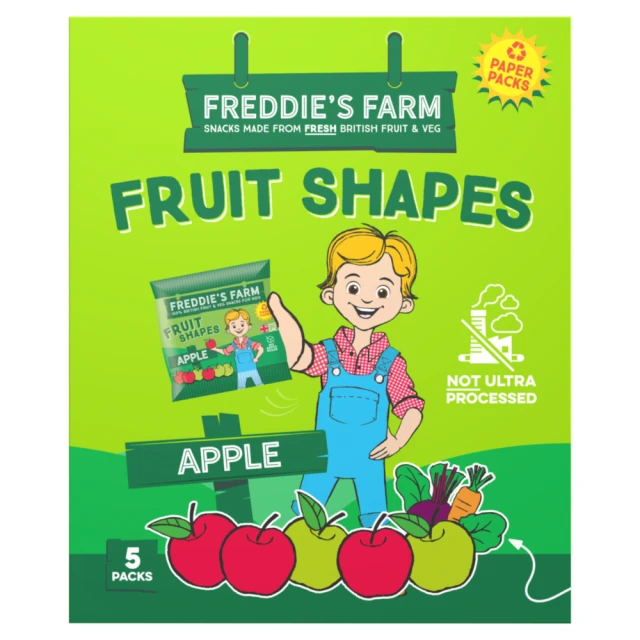 Freddie's Farm - Fruit Shapes - Multipack - Apple 100g