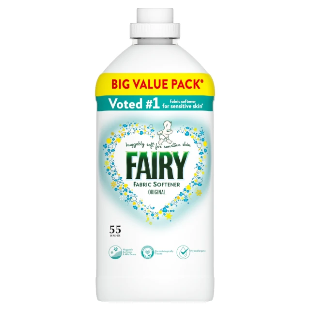 Fairy Original Fabric Conditioner,  55 Washes, 1.815l