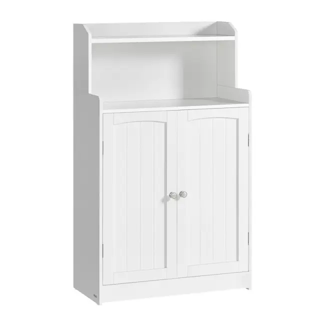 VASAGLE Bathroom Cabinet, Cloud White