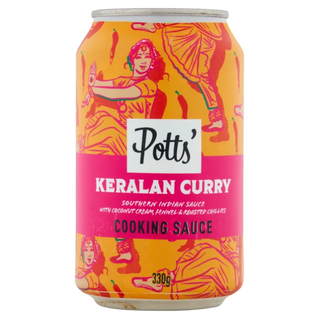 Potts - Keralan Southern Indian Curry Sauce in a Can - 330g