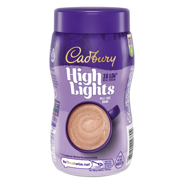 Cadbury Highlights Milk Chocolate Drink 180G
