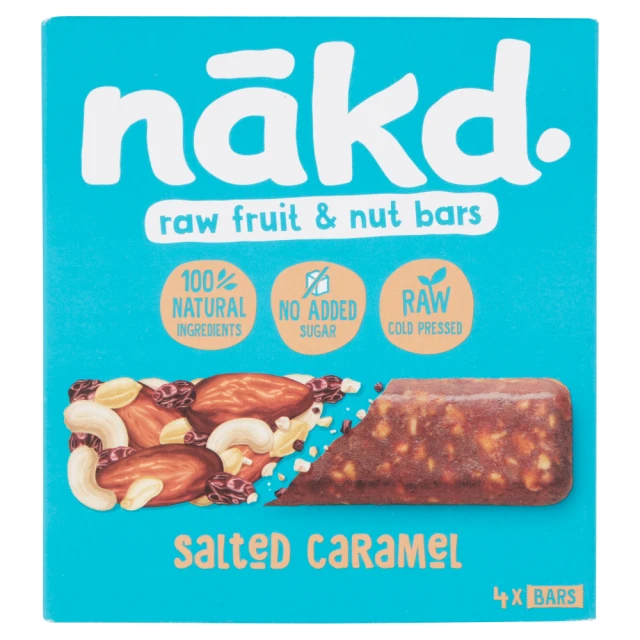 Nakd Salted Caramel Multipack - 4 x 35G