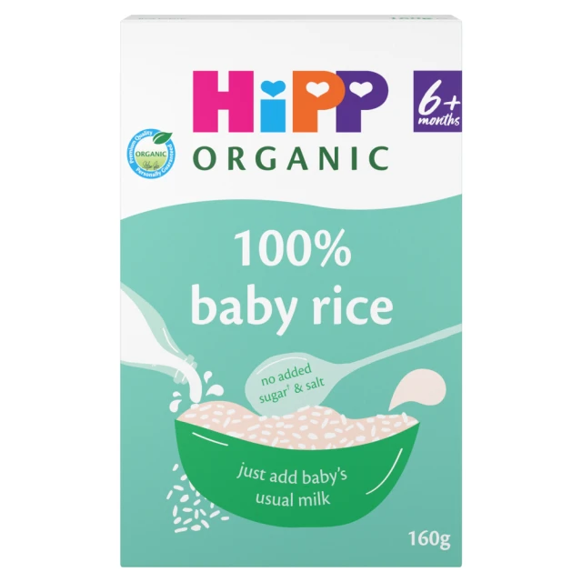 HiPP Organic Baby Rice 6+ Months 160G