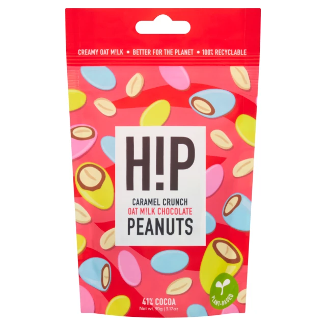 H!P Chocolate - Caramel Chocolate Peanuts 90g
