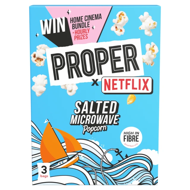 Proper - Salted Microwave Popcorn (3 x 70g) - 210g