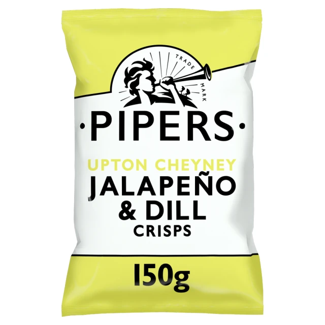 Pipers - Upton Cheney Jalapeno & Dill Crisps - 150g