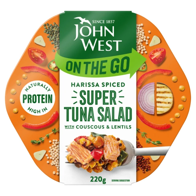 John West On The Go Harissa Super Tuna Salad 220g