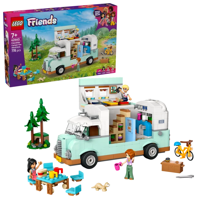 LEGO Friends 42663 Friendship Camper Van Adventure Set