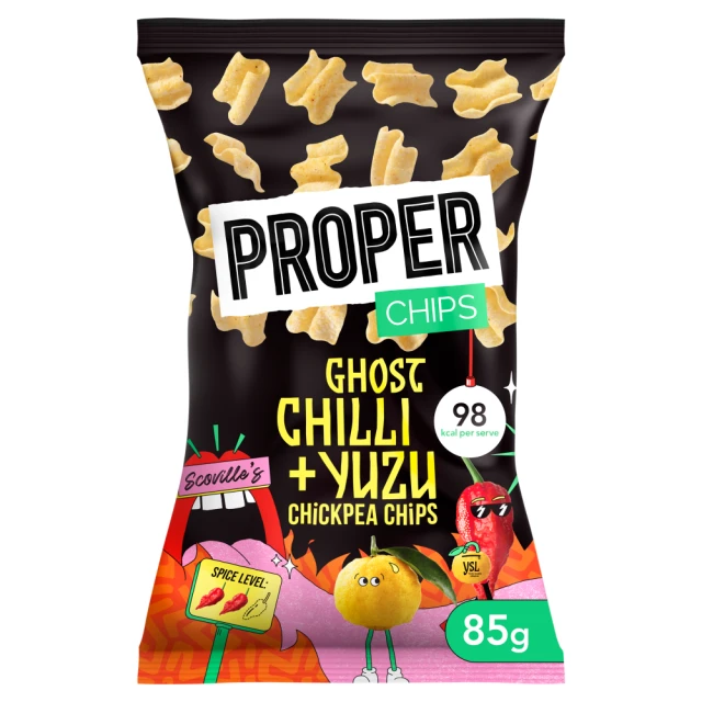 Proper - Ghost Chilli & Yuzu Chickpea Chips - 85g