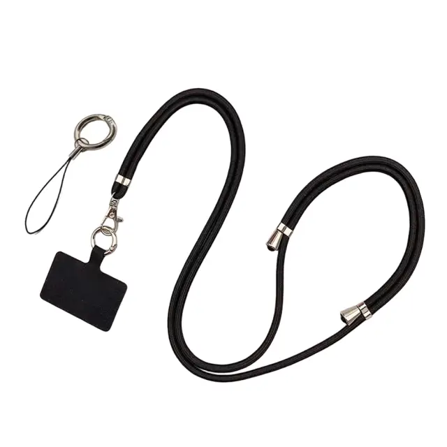 Q7 Anti-theft Crossbody Phone Lanyard - 1.2M - Black