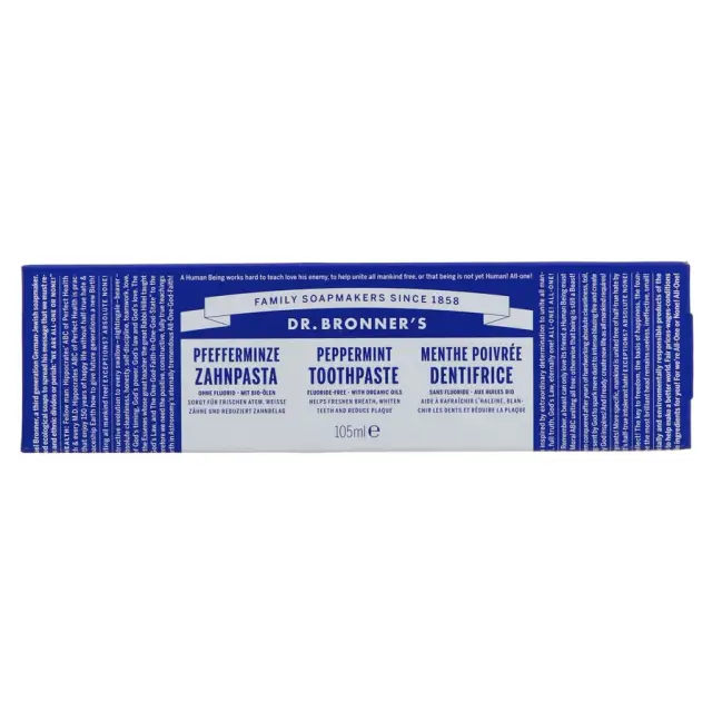 Dr Bronner's Peppermint Toothpaste