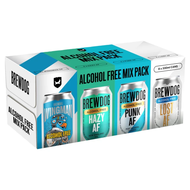 Brewdog Mixed Af Pack 8 X 330Ml (0.5% Abv)