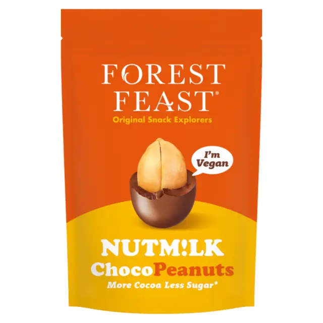 Forest Feast - NUTM!LK - Chocolate Peanuts Share - 110g