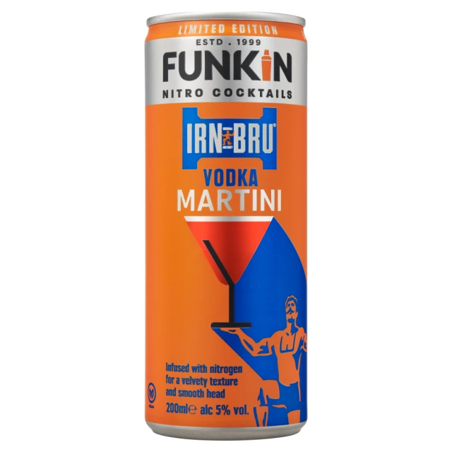Funkin Irn Bru Vodka Martini 200ml (Abv 5%)