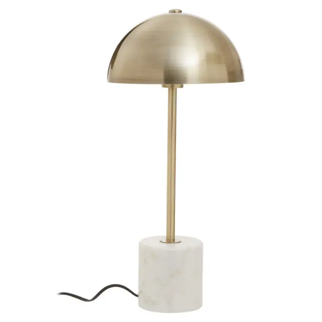 Murdoch Table Lamp with White Marble Base