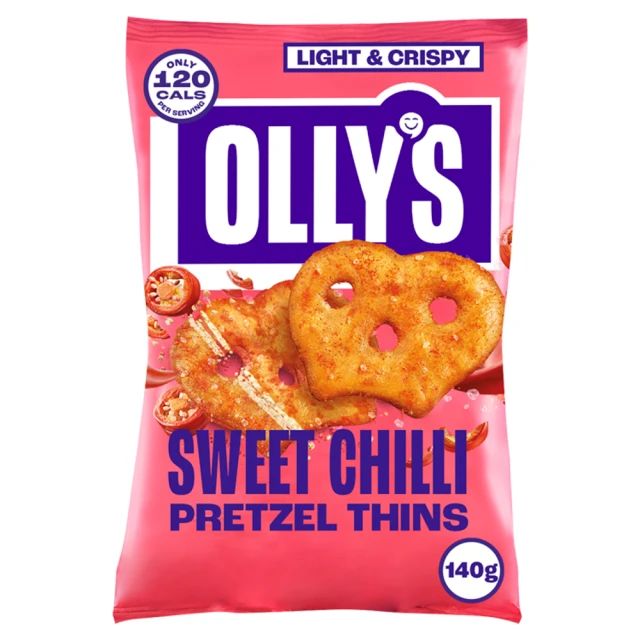 OLLY's - Sweet Chilli Pretzel Thins - 140g