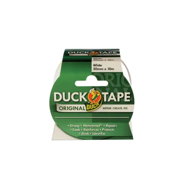 SHURTAPE DUCK TAPE ORIGINAL 50MM X 10M WHITE