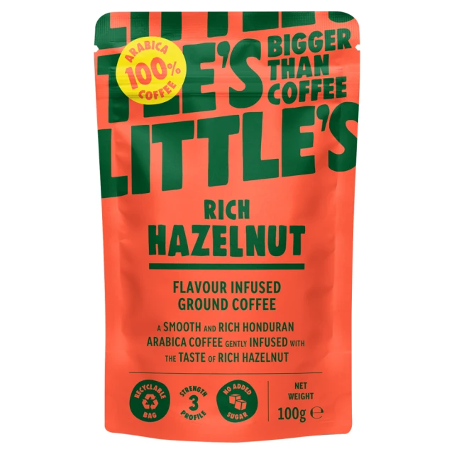 Little's - Flavoured Ground Coffee Rich Hazelnut - 6 x 100g