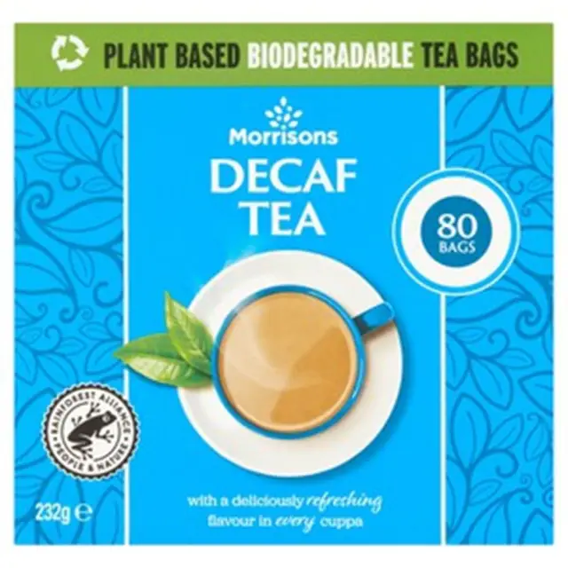 Morrisons Decaff 80 Tea Bags 232G