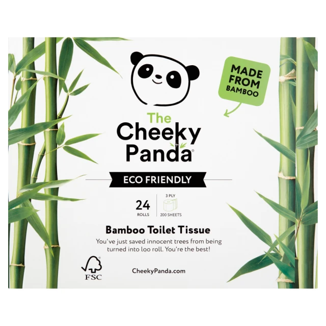 The Cheeky Panda 24 Bamboo Toilet Tissue