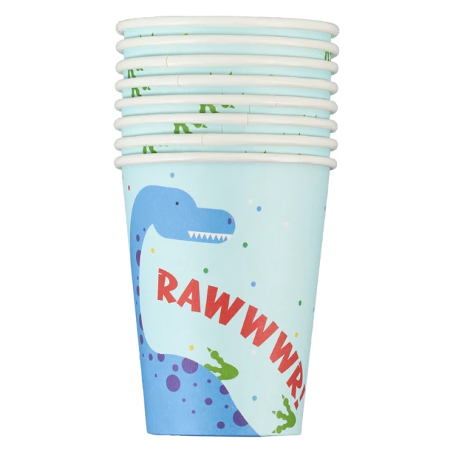 NUTMEG DINOSAUR CUP 8PK