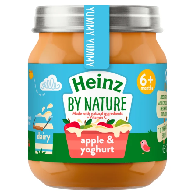 Heinz Apple and Yoghurt 6+ MONTHS 120G
