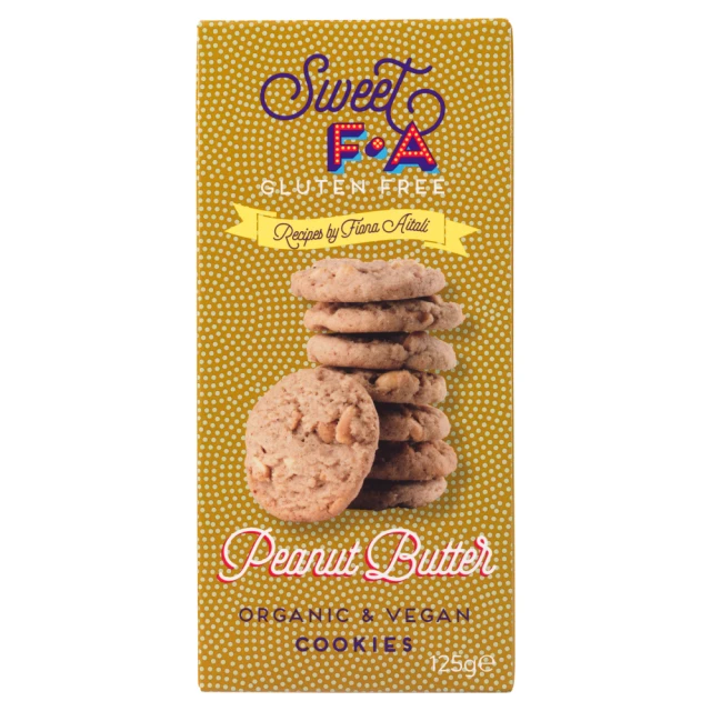 Sweet FA Gluten Free - Organic Peanut Butter Cookies - 125g