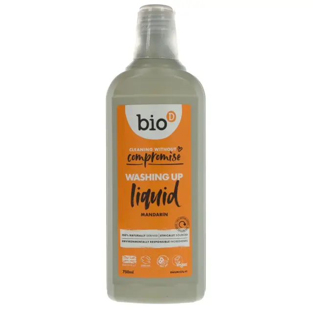 BIO D - Washing Up Liquid - Mandarin - 750ML