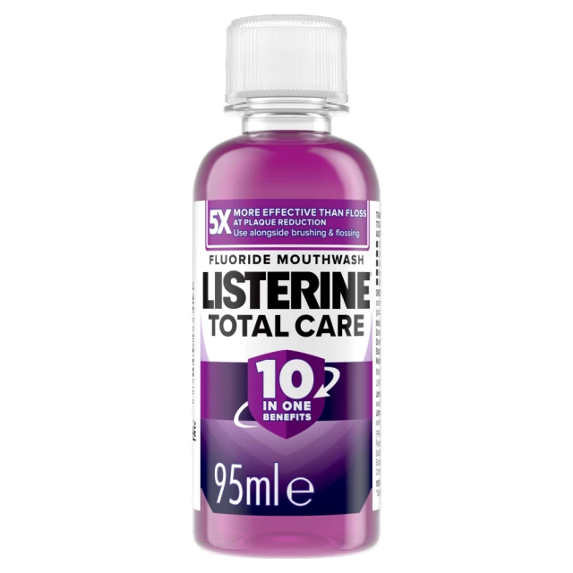 Listerine Total Care 10-in-1 Benefit Clean Mint Mouthwash 95ml
