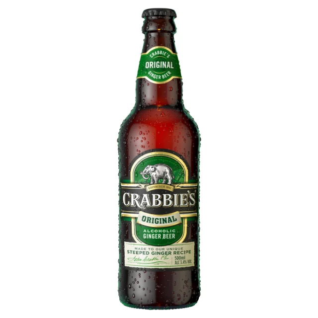 Crabbies Ginger Beer 500Ml (Abv 3.4%)