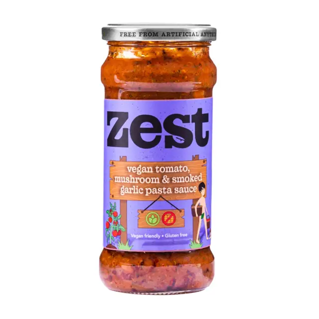 Zest Mushroom & Garlic Pasta Sauce - 340G