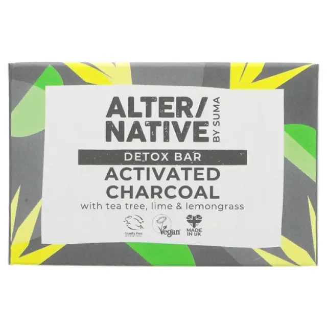 Alter/native By Suma Skincare-Detox Bar-Charcoal