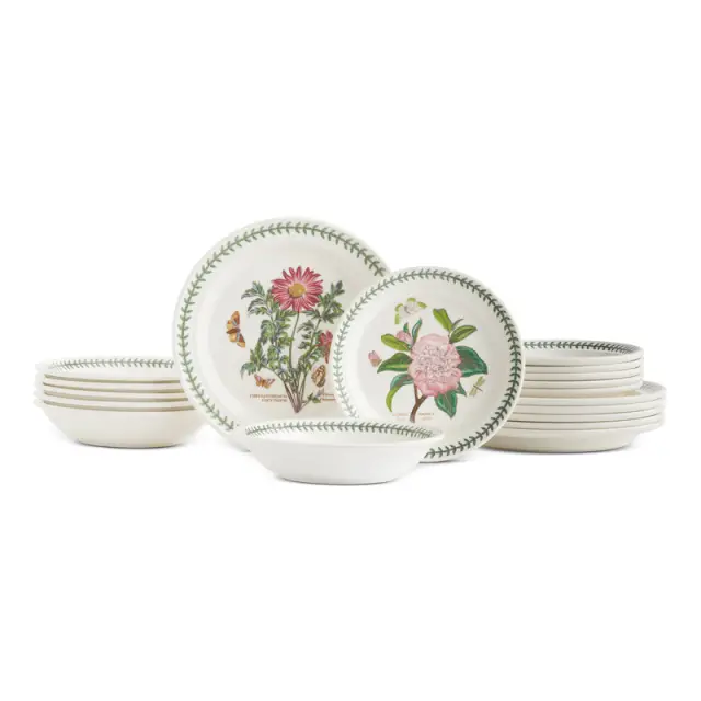 Portmeirion Botanic Garden 18 Piece Dinner Set - Assorted Designs