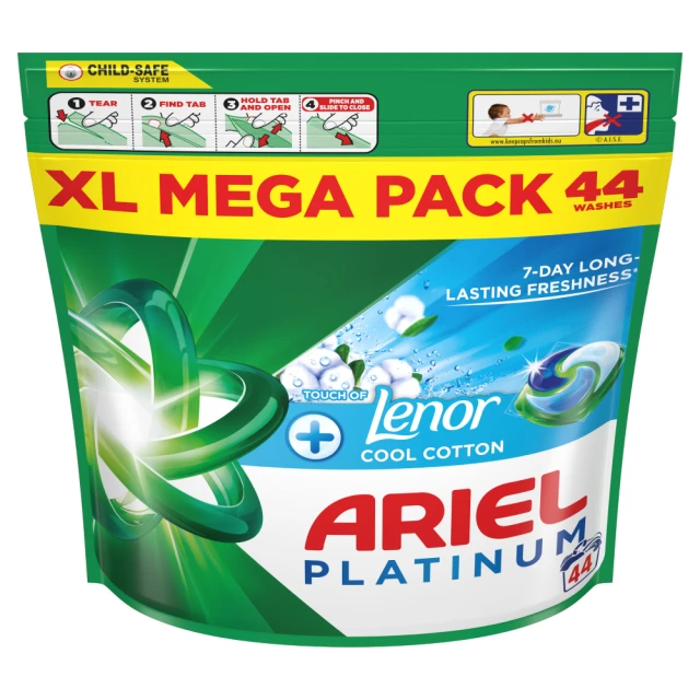 Ariel Platinum PODS, Washing Liquid Capsules 44 Washes