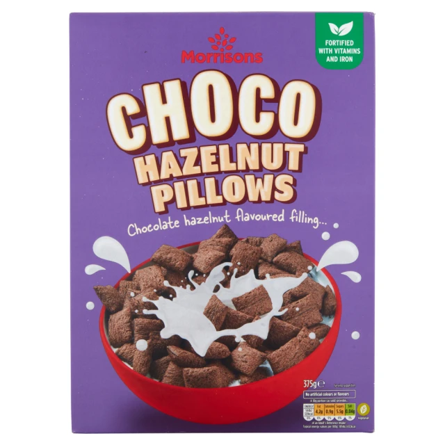 Morrisons Choco Nut Pillows 375g
