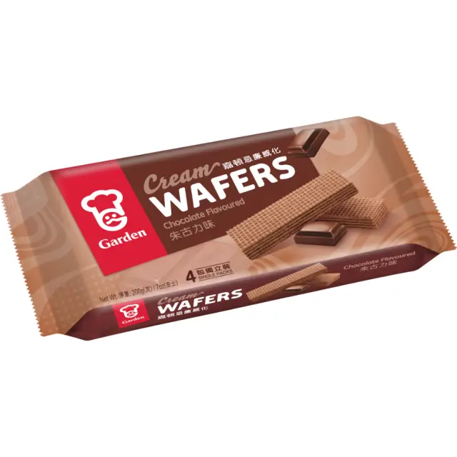 Garden Cream Wafers Chocolate Flavour 200g 嘉頓 忌廉威化 (朱古力味) 200g